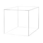 14" Clear Acrylic Display Box - Open Side