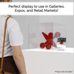 14" Clear Acrylic Display Box - Open Side