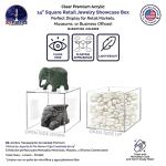 14" Clear Acrylic Display Box - Open Side