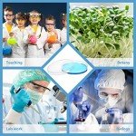 120 Pack Sterile Plastic Petri Dishes with Lids