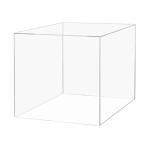 15" Clear Acrylic Display Riser Box - Versatile Design