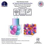 15" Clear Acrylic Display Riser Box - Versatile Design