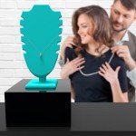 Open Bottom Black Acrylic Display Box 7"x7"x4