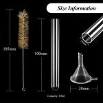 Plastic Test Tubes with Cork Stoppers - 20 Pack