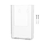 Trifold Brochure Holder 4 Pack for Wall Mounting