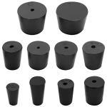 Kyuionty 22-Pack Tapered Rubber Test Tube Stoppers