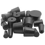 Kyuionty 22-Pack Tapered Rubber Test Tube Stoppers