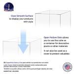 Clear Acrylic Display Box - 10" x 10" x 15