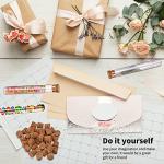 30pcs Clear Plastic Test Tubes with Cork Stoppers