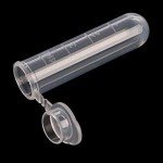 50 Pcs 5ML Plastic Microcentrifuge Tubes with Caps