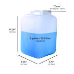 5 Gallon Plastic Hedgepack with Cap