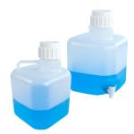 20L Square PP Carboy with Stopcock 90mm Neck