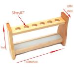 Chiloskit Wood Test Tube Rack for 10ml Tubes