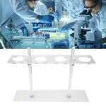 4-Hole Adjustable Plexiglass Funnel Stand for Labs