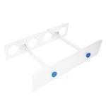 4-Hole Adjustable Plexiglass Funnel Stand for Labs