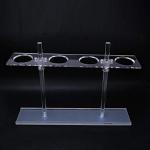 4-Hole Adjustable Plexiglass Funnel Stand for Labs