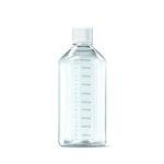 1000 ml Plastic Reagent Bottle 4-Pack - Clear