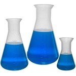 Plastic Erlenmeyer Flask Set - 50, 250, 500ml