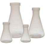Erlenmeyer Flask Set with Screw Caps - 4 Sizes