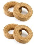 QWORK Cork Stand for Lab Flasks, Set of 4
