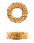 QWORK Cork Stand for Lab Flasks, Set of 4