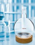 QWORK Cork Stand for Lab Flasks, Set of 4