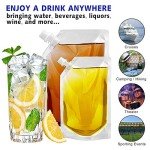 Travel Liquor Flasks Set - 10 Pack (8oz)