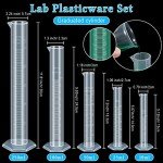 Xuhal Graduated Cylinders, Beakers, Flasks & Pipettes Set