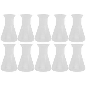 Baluue 50ml Borosilicate Erlenmeyer Flask Set