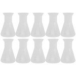 Baluue 50ml Borosilicate Erlenmeyer Flask Set