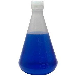 2000ml Plastic Erlenmeyer Flask with Screw Cap