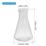 PATIKIL 1000ml Plastic Conical Flask 2 Pack