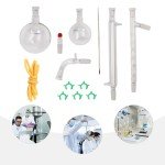 13-Piece Glassware Set for Organic Chemistry Lab