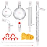 VEVOR 14-Piece Lab Glassware Distillation Kit 1000ml