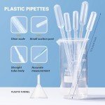 Aeseusia Graduated Cylinders Set with Pipettes and Funnel