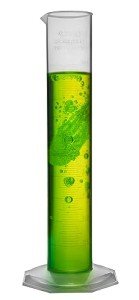 500mL Plastic Graduated Cylinder with Hexagonal Base