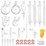 VEVOR 32-Piece Lab Glassware Distillation Kit 1000ml