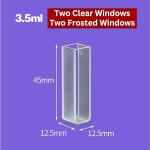 Quartz Cuvettes Set of 4, 190-2500 nm Range