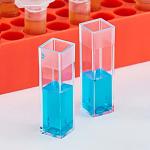 Polystyrene Square Cuvettes, 4.5mL Capacity (500 Count)