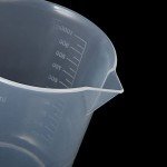 18 Pack 1000 ml Plastic Graduated Beakers