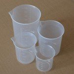 Transparent Plastic Graduated Beakers - 50ml to 250ml