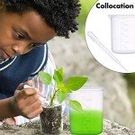 5-Size Plastic Beaker Set with Droppers