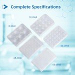 CryoKing Sterile 24-Well Cell Culture Plates, 50 Count