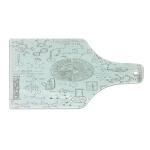 Lunarable Science Themed Glass Cutting Board