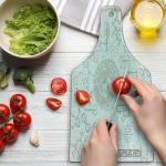 Lunarable Science Themed Glass Cutting Board