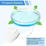 200 Pack Sterile Plastic Petri Dishes, 90mm
