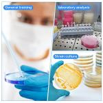 200 Pack Sterile Plastic Petri Dishes, 90mm