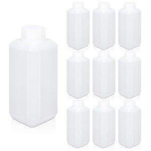 250ml Plastic Reagent Bottles for Lab Storage (10 Pack)