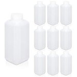 250ml Plastic Reagent Bottles for Lab Storage (10 Pack)
