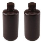 Othmro 2Pcs 33.8oz Plastic Lab Storage Bottles